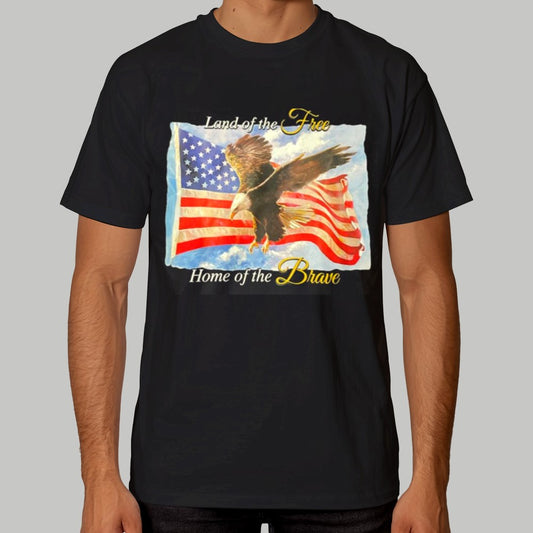 Land Of The Free Home Of  The Brave Regarding the Charlie Kirk case Shirt