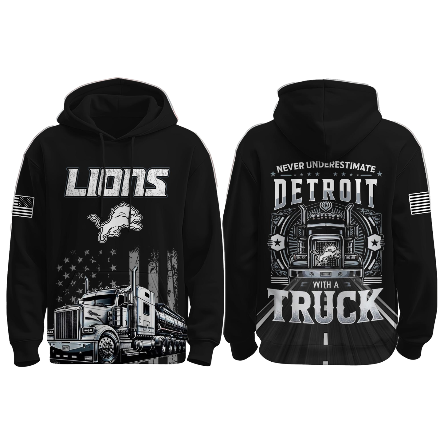 Lions Truck Driver Appreciation Night Game 2025 Hoodie