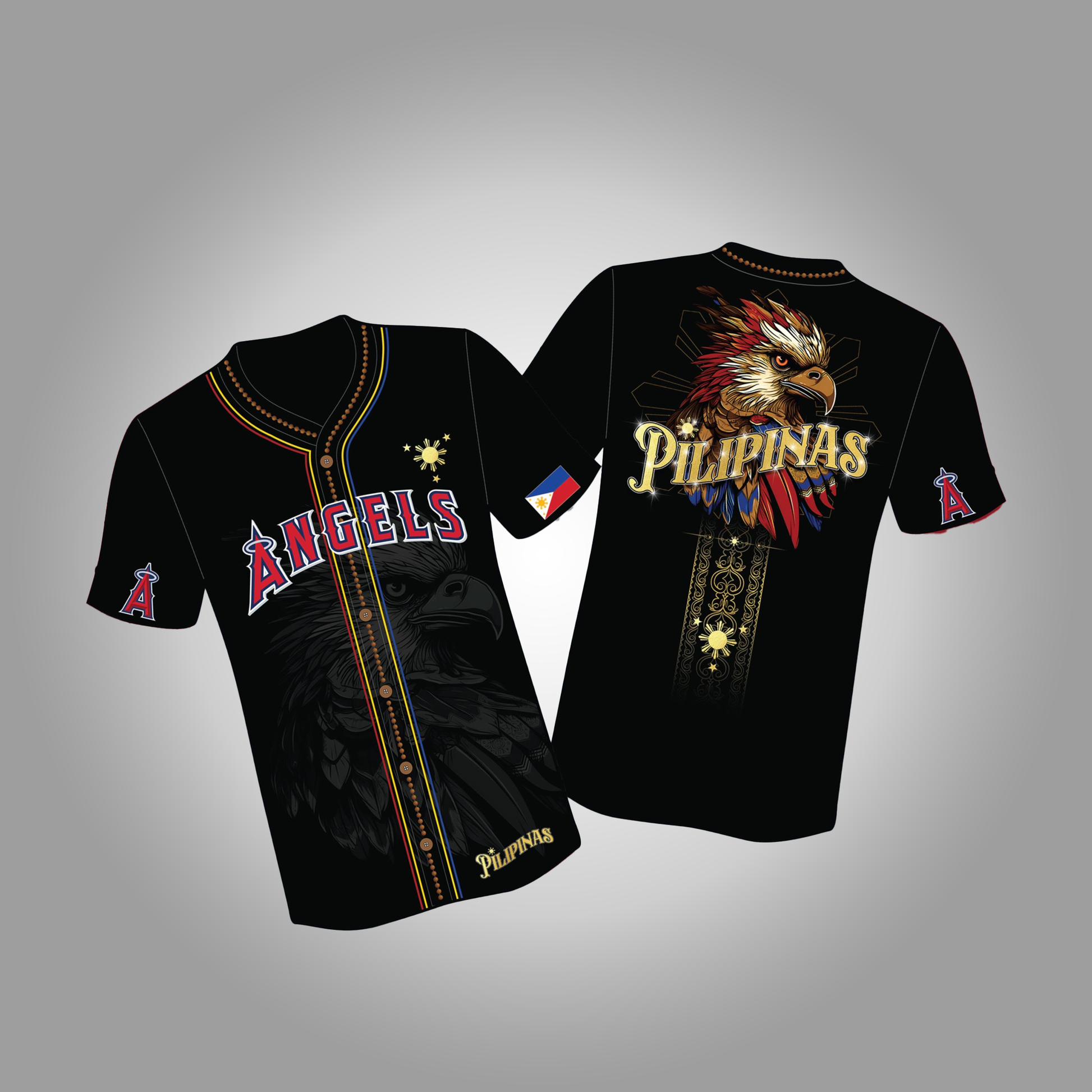 Los Angeles Angels Pilipinas Filipino Heritage Night Jersey Clothingus Diamond