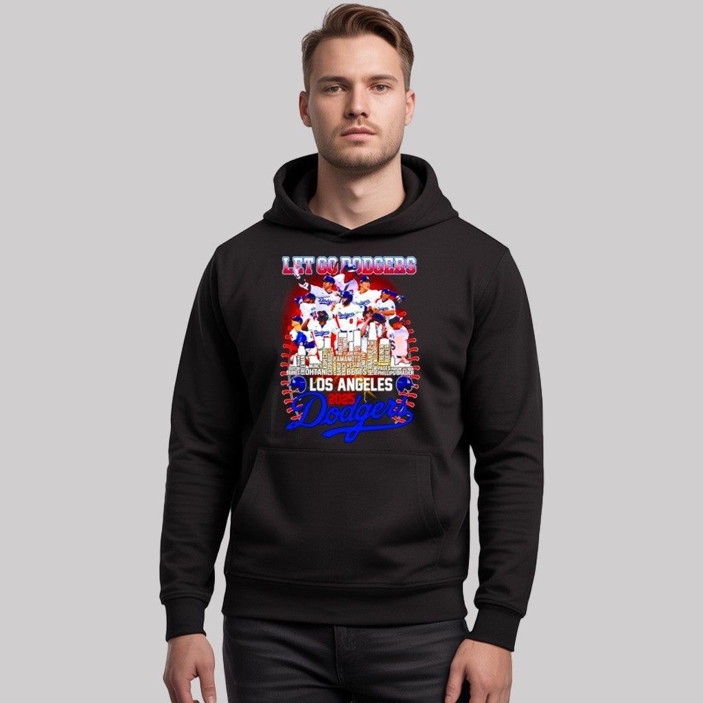 Los Angeles Dodgers 2025 National League Champions Lets Go Dodgers Shirt - Clothingus Diamond