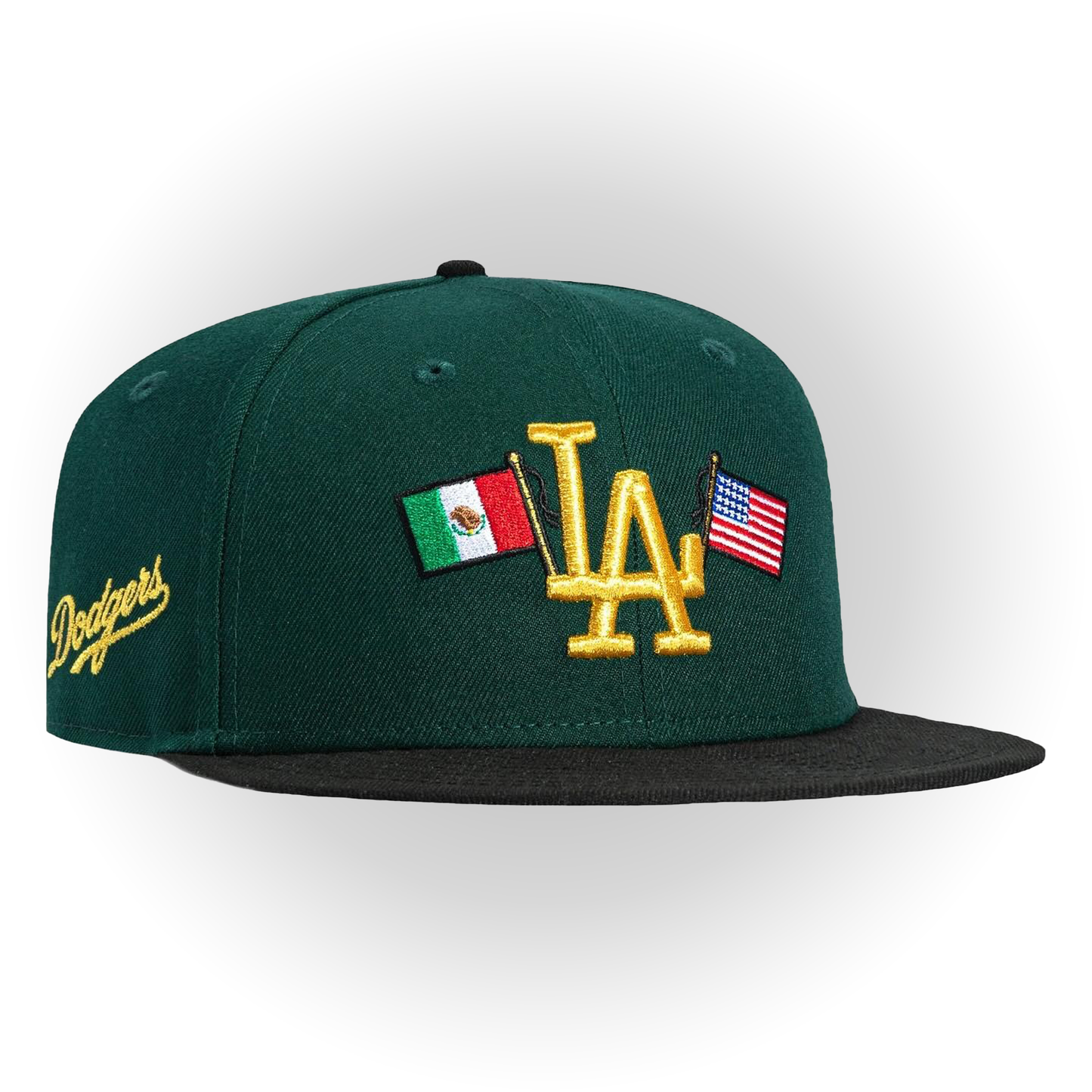 Los Angeles Dodgers Logo Mexico & Usa Flag Hat - Clothingus Diamond