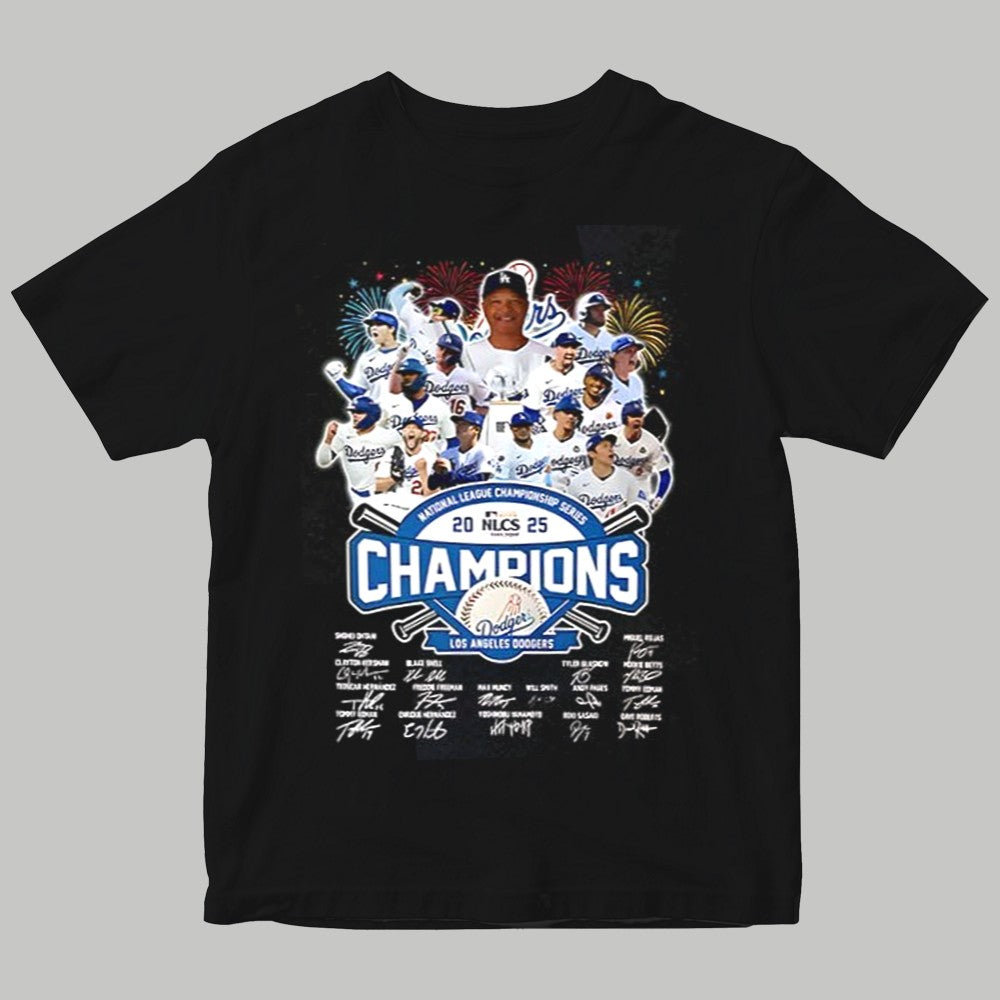 Los Angeles Dodgers Won The 2025 National League Championship Shirt - Clothingus Diamond