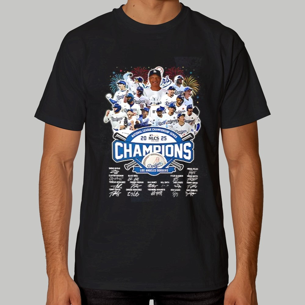 Los Angeles Dodgers Won The 2025 National League Championship Shirt - Clothingus Diamond