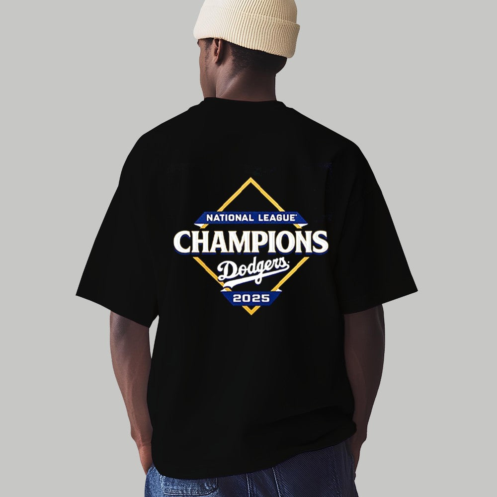 Los Angeles Dodgers Won The 2025 National League Championship Shirt - Clothingus Diamond
