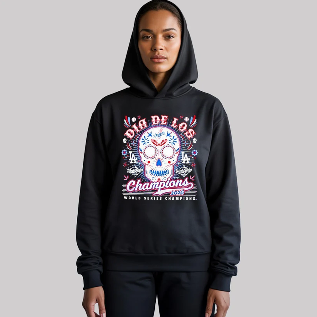 Los Angeles Dodgers '47 2025 World Series Dia De Los Champions Franklin Shirt - Clothingus Diamond