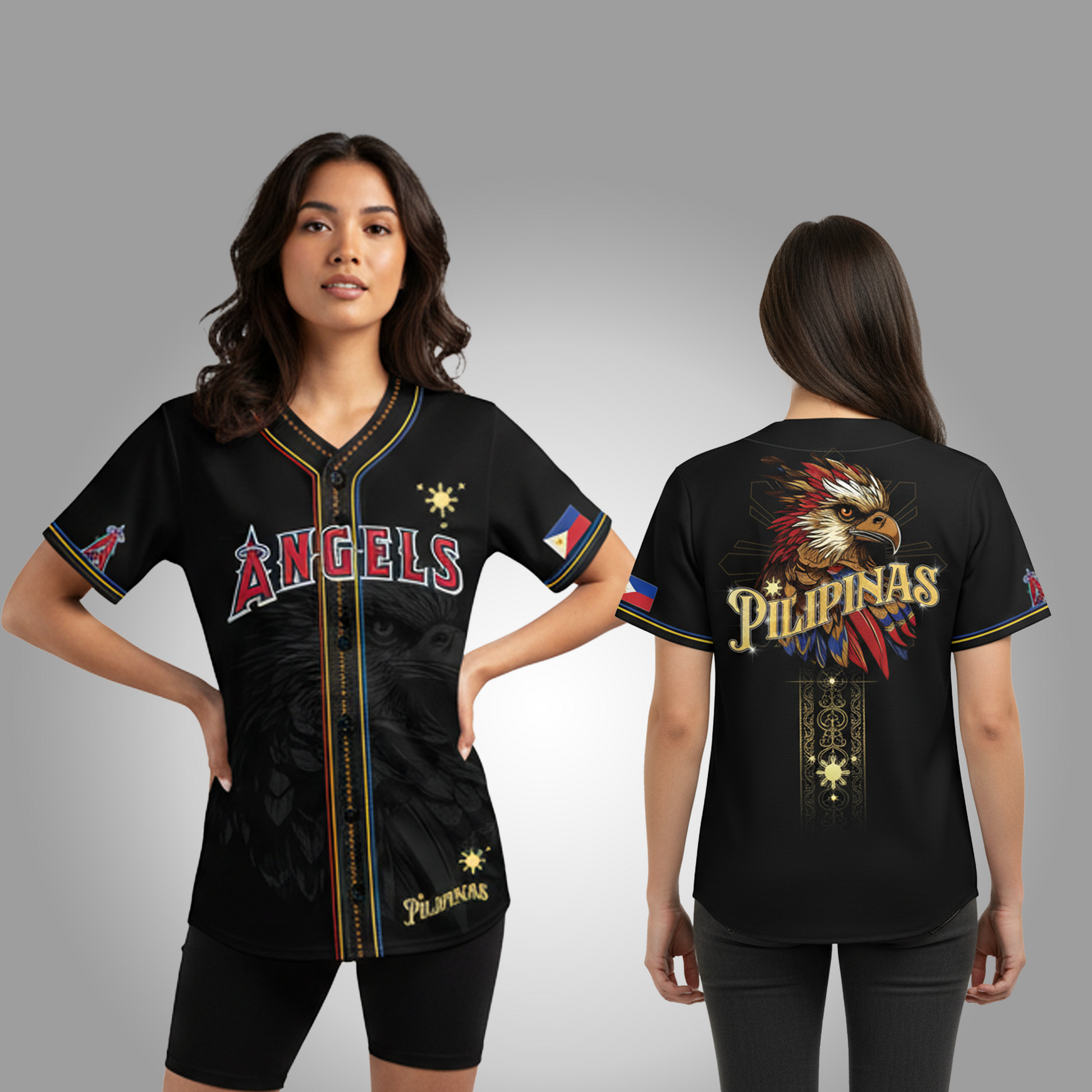 Los Angeles Angels Pilipinas Filipino Heritage Night Jersey Clothingus Diamond