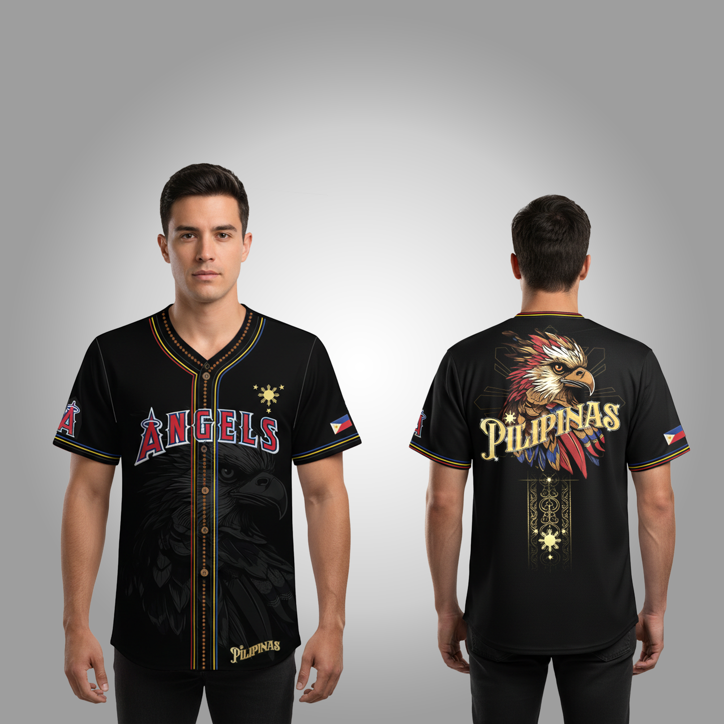 Los Angeles Angels Pilipinas Filipino Heritage Night Jersey Clothingus Diamond