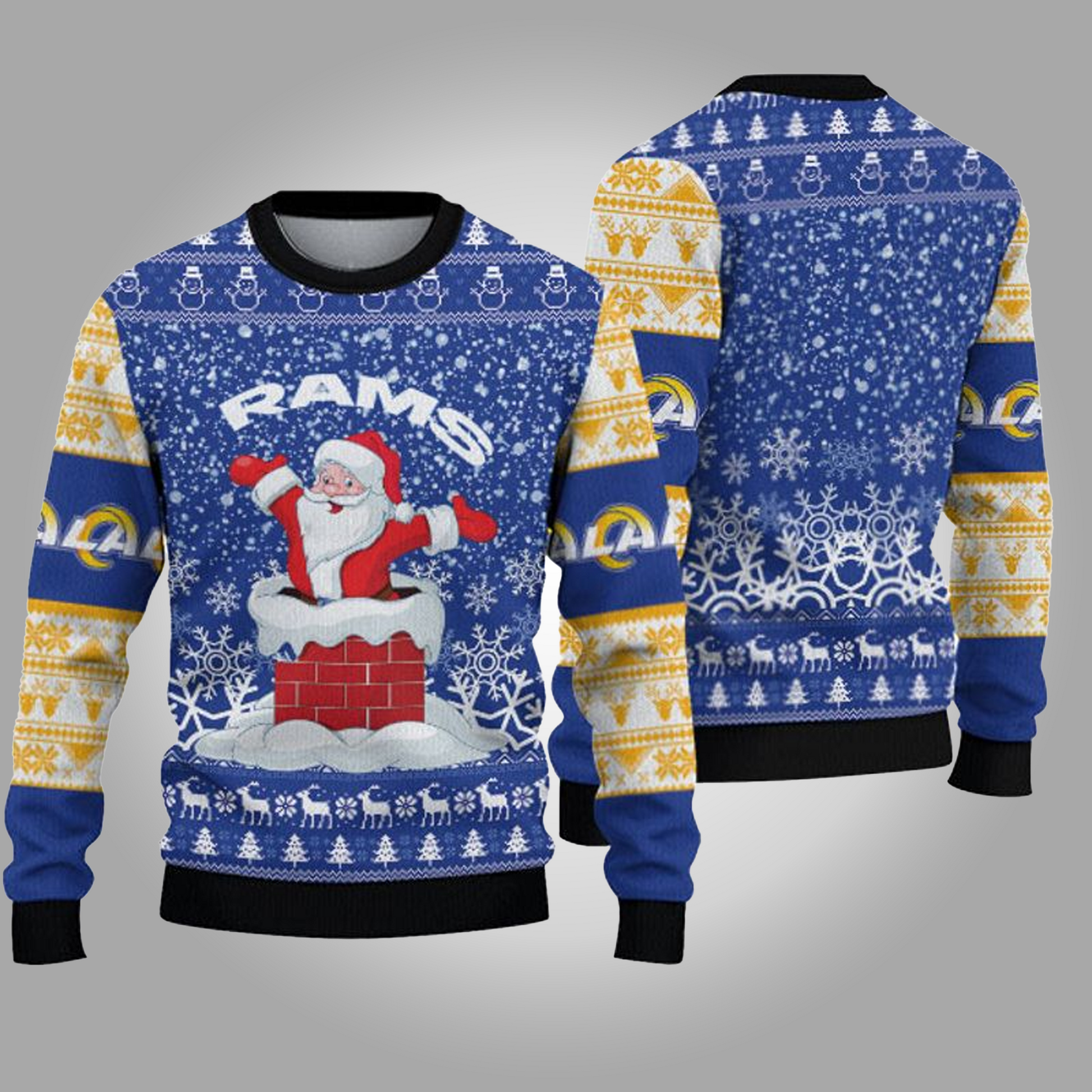 Los Angeles Rams “funny Santa” Holiday Christmas Sweatshirt - Clothingus Diamond