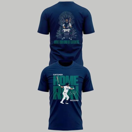 Mariners Cal Raleigh's Catcher Home Run Record Shirt