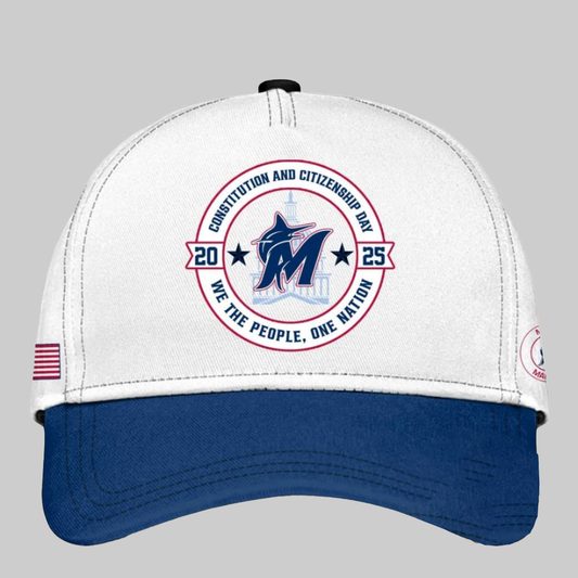 Miami Marlins Happy Constitution And Citizenship Day Cap 2025