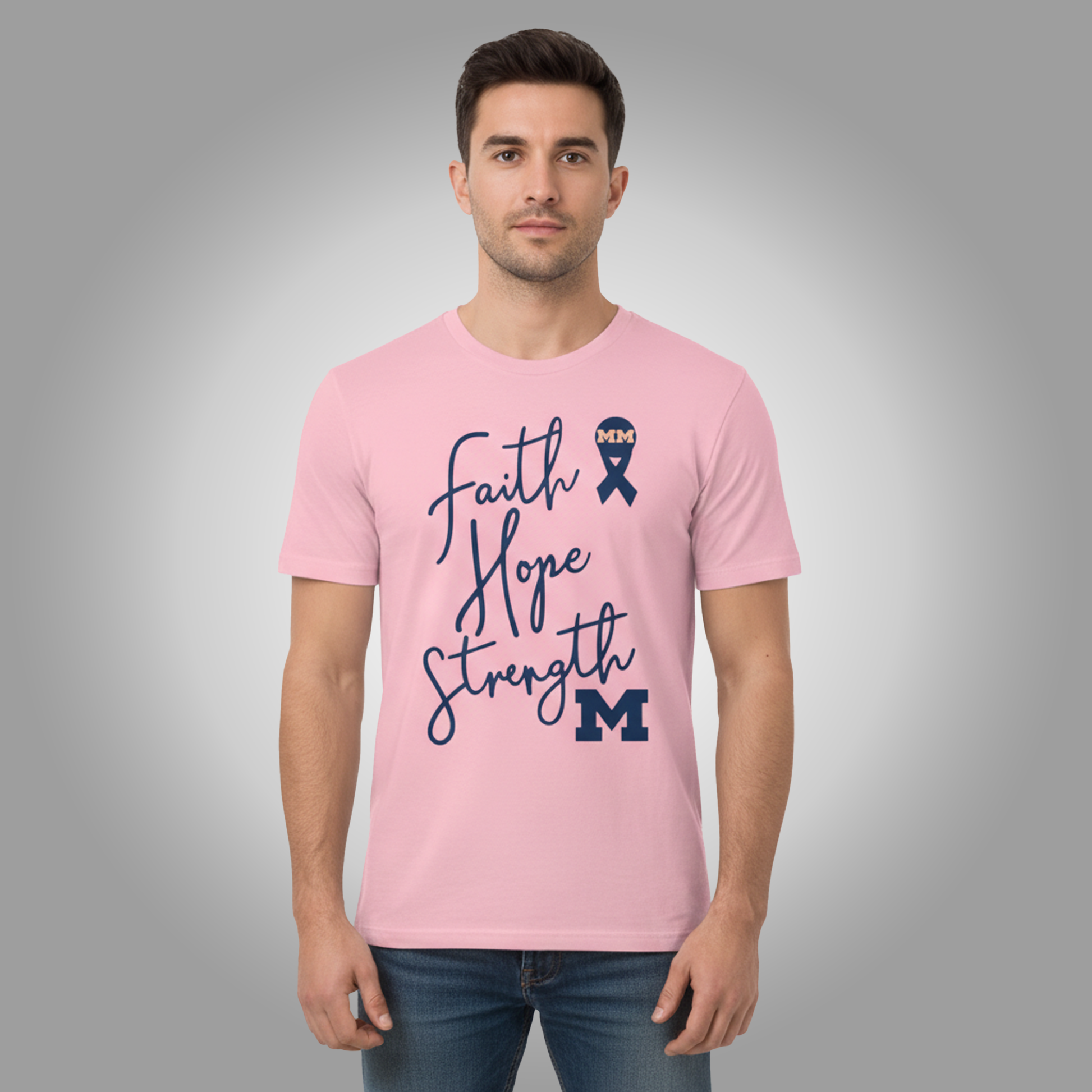 Michigan Men Basketball Faith Hope Strength Shirt Clothingus Diamond