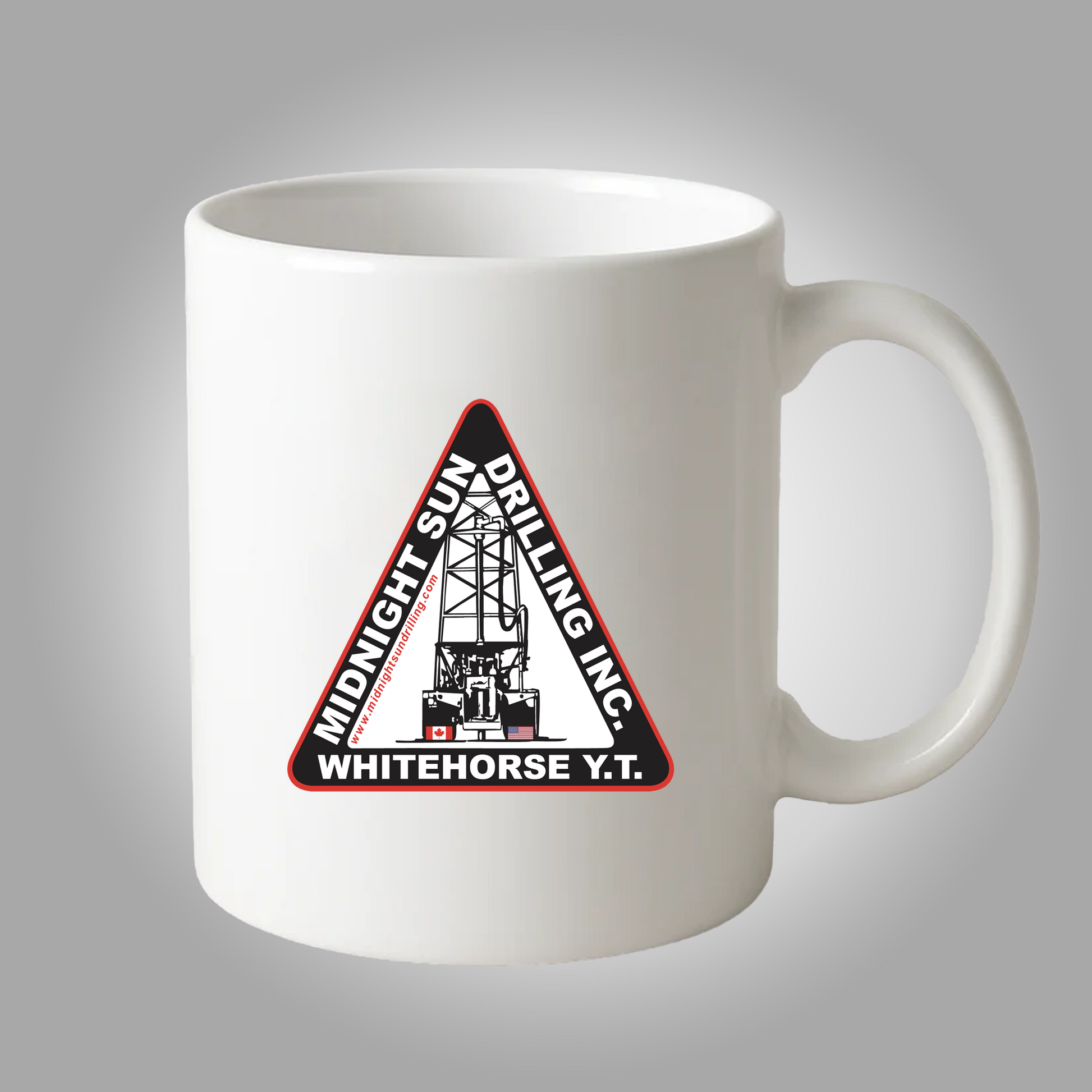 Midnight Sun Drilling INC Whitehorse YT Mug - Clothingus Diamond