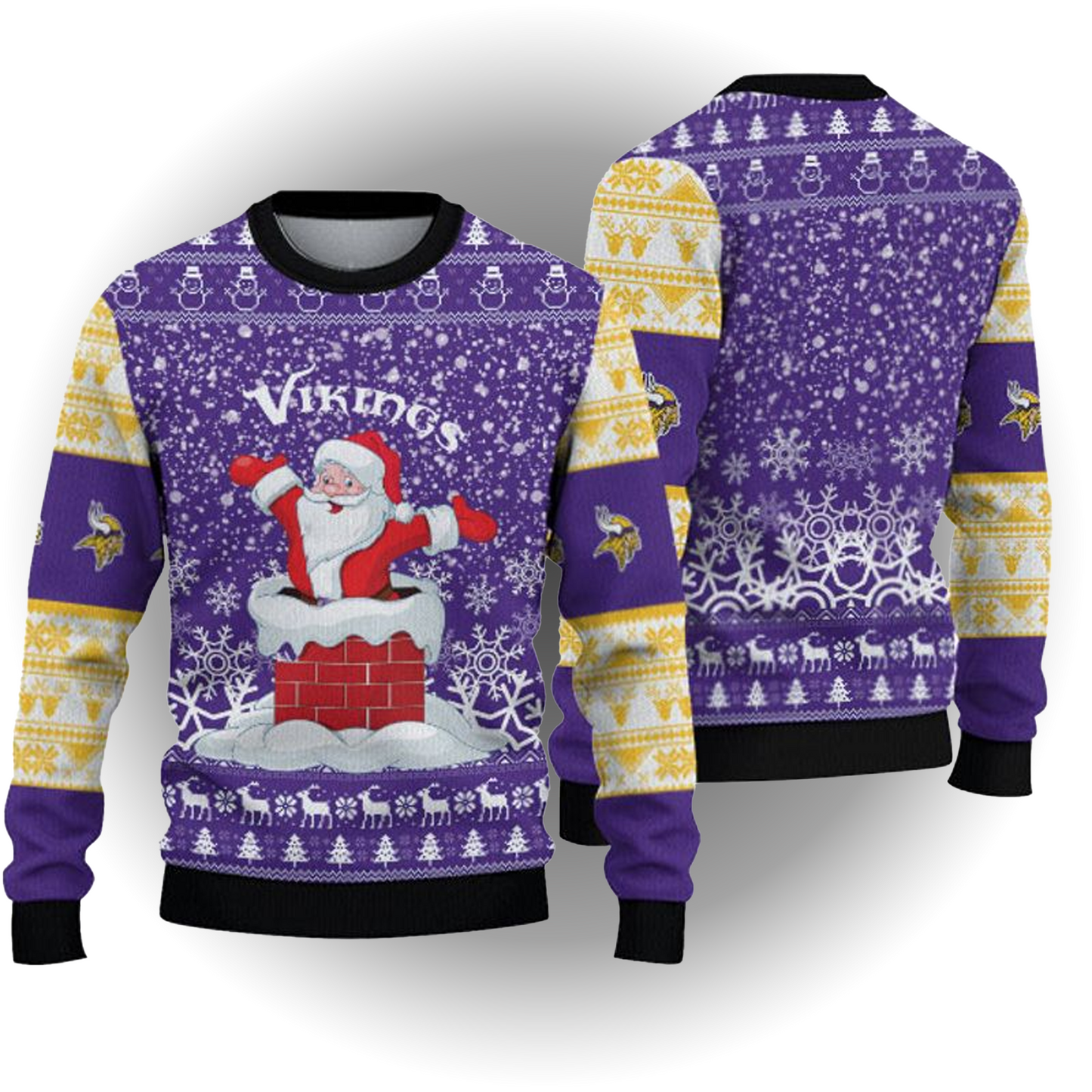 Minnesota Vikings “funny Santa” Ugly Christmas 2025 Sweatshirt - Clothingus Diamond