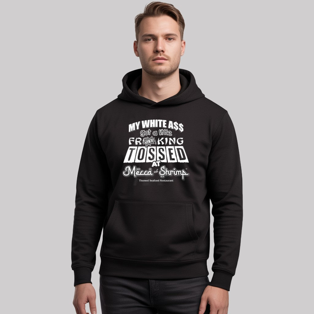 My White Ass Got A Little Frking Tosed Mecca Of Shrimp Themed Seafood Restaurant Shirt - Clothingus Diamond
