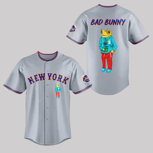 NY Mets Bad Bunny Jersey 2025