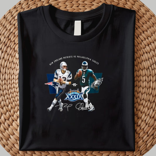 Nem England Patridts Vs Philadelphia Eagles Shirt