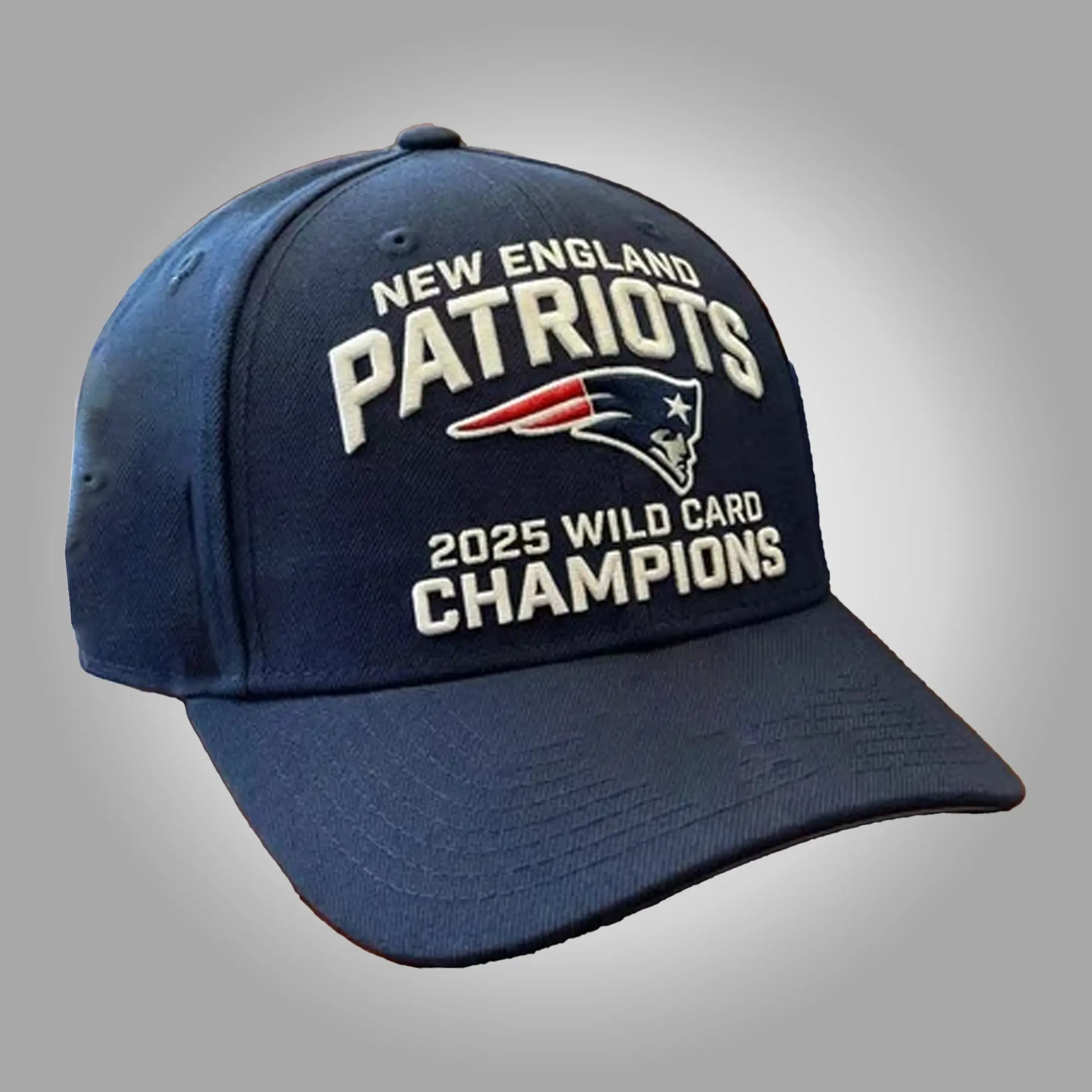 New England Patriots 2025 Wild Card Champions Hat Clothingus Diamond