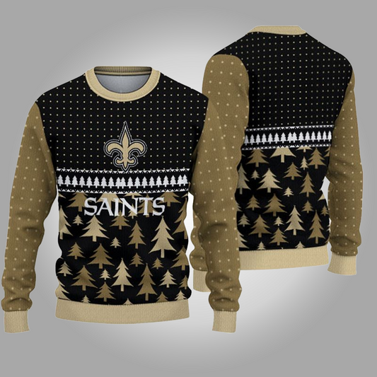New Orleans Saints Festive Holiday Christmas Sweatshirt - Clothingus Diamond