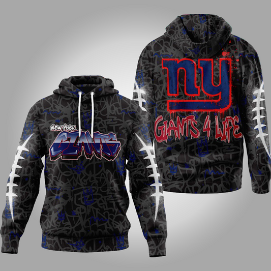 New York Giants Ny Giants 4 Life Hoodie - Clothingus Diamond