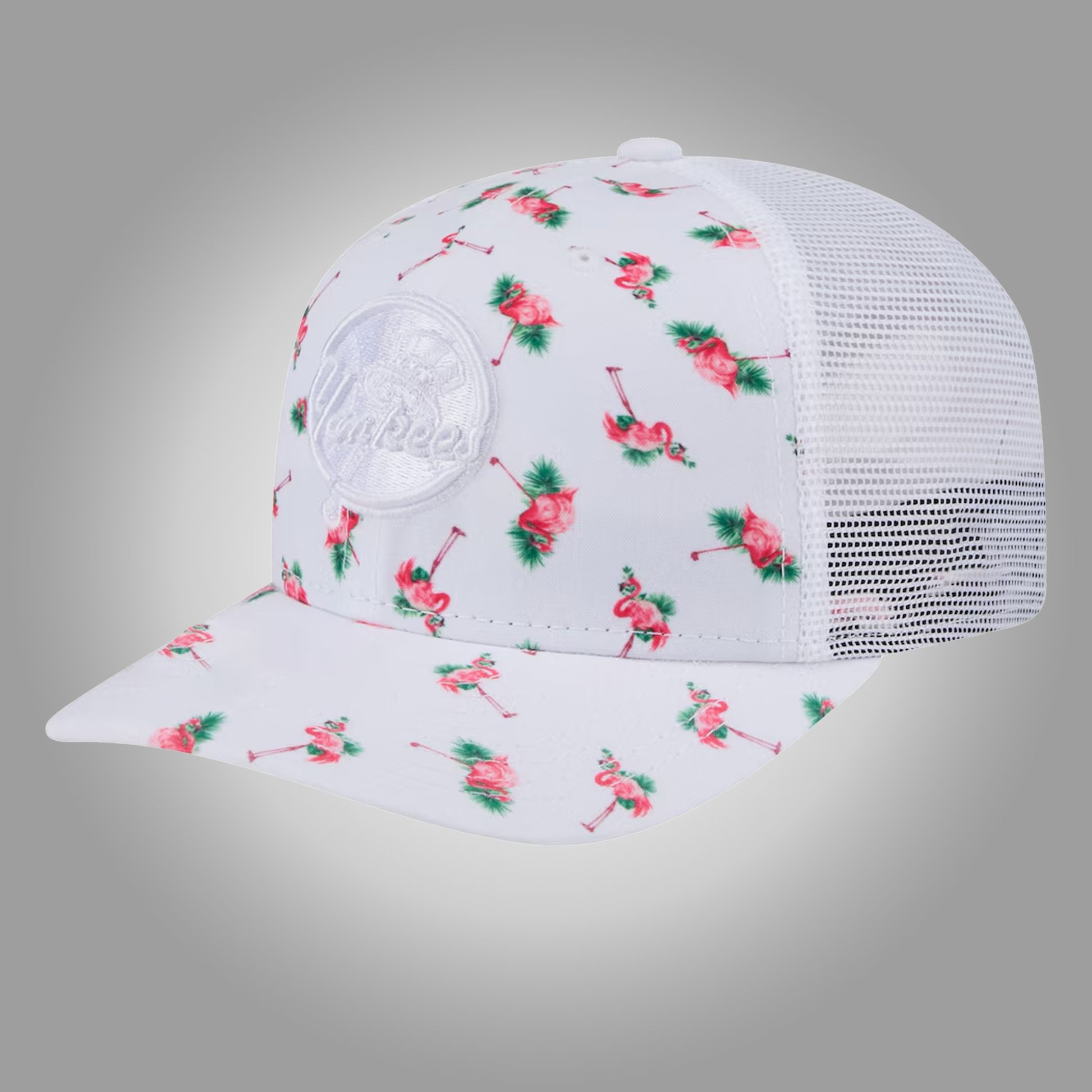 New York Yankees White Flamingo Hat Clothingus Diamond