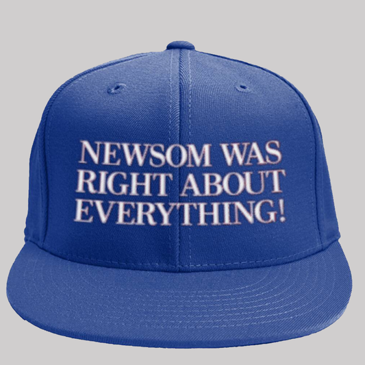 Newsom Was Right Abou Everything Hat 2025