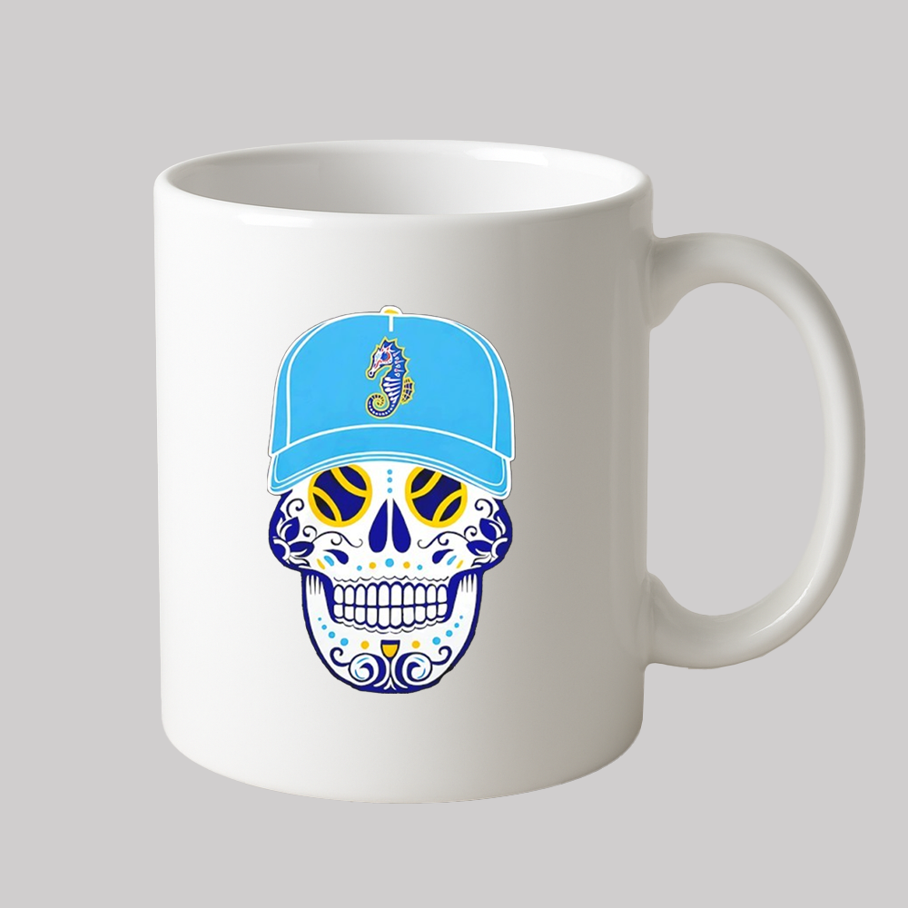 Norfolk Tides Caballitos Sugar Skull Mug - Clothingus Diamond