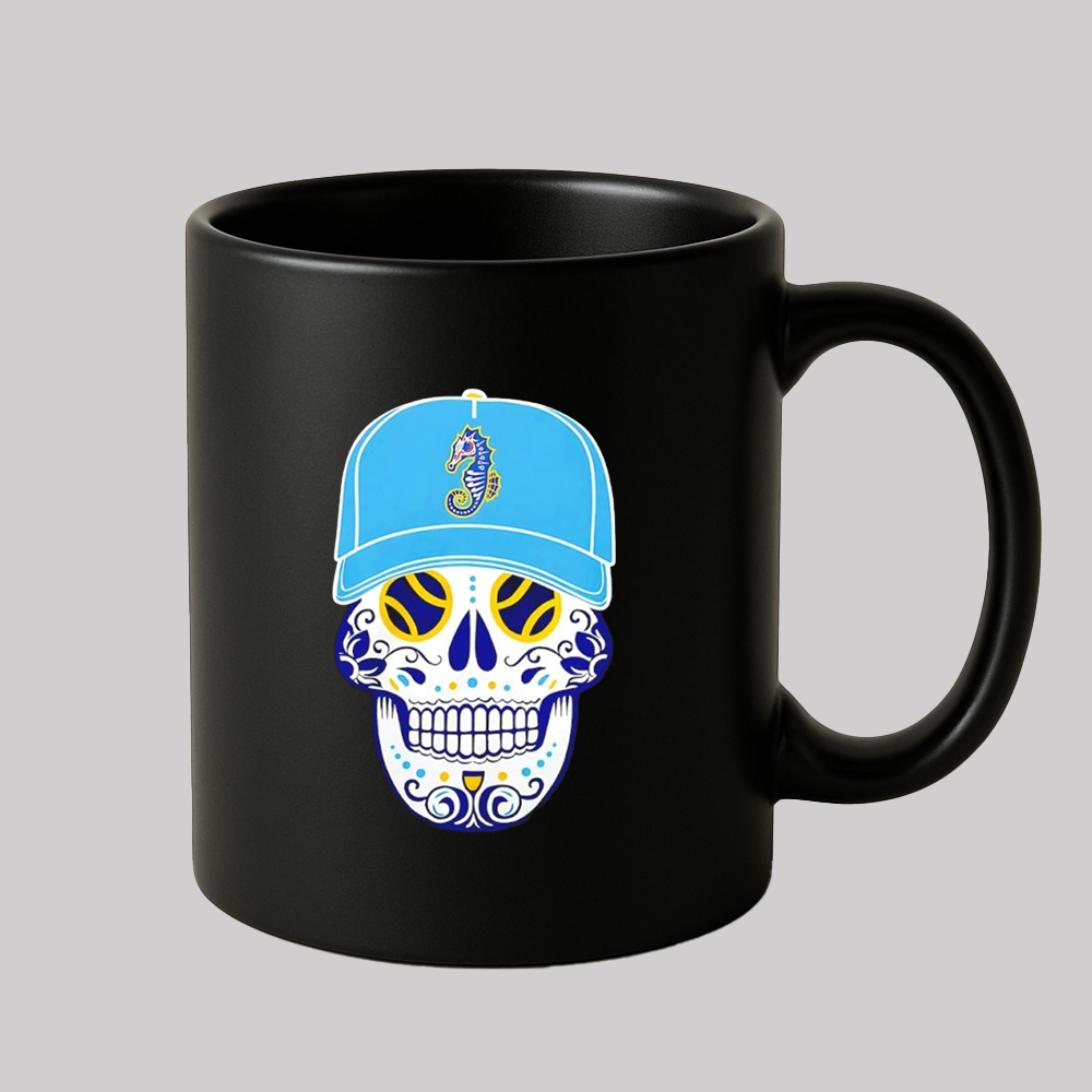 Norfolk Tides Caballitos Sugar Skull Mug - Clothingus Diamond