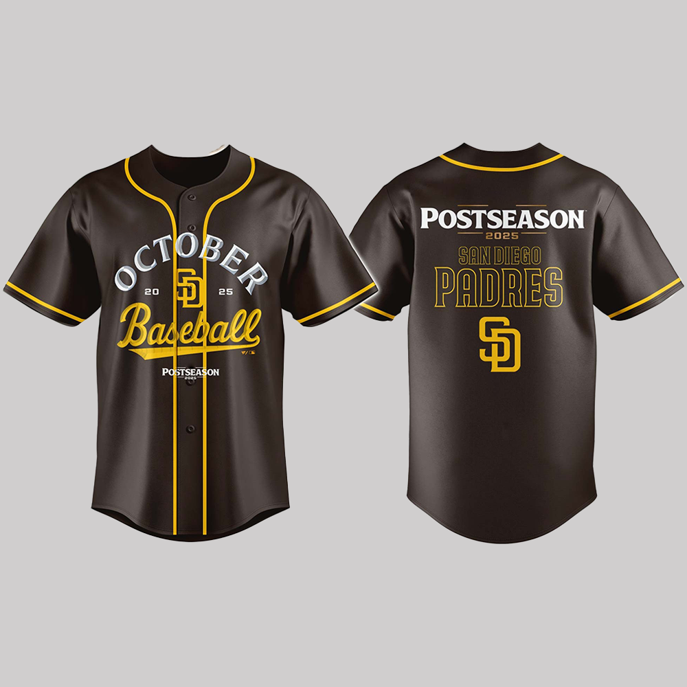 October Baseball Postseason San Diego Padres Jersey 2025
