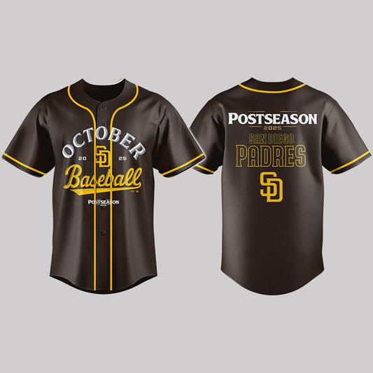 October Baseball Postseason San Diego Padres Jersey 2025