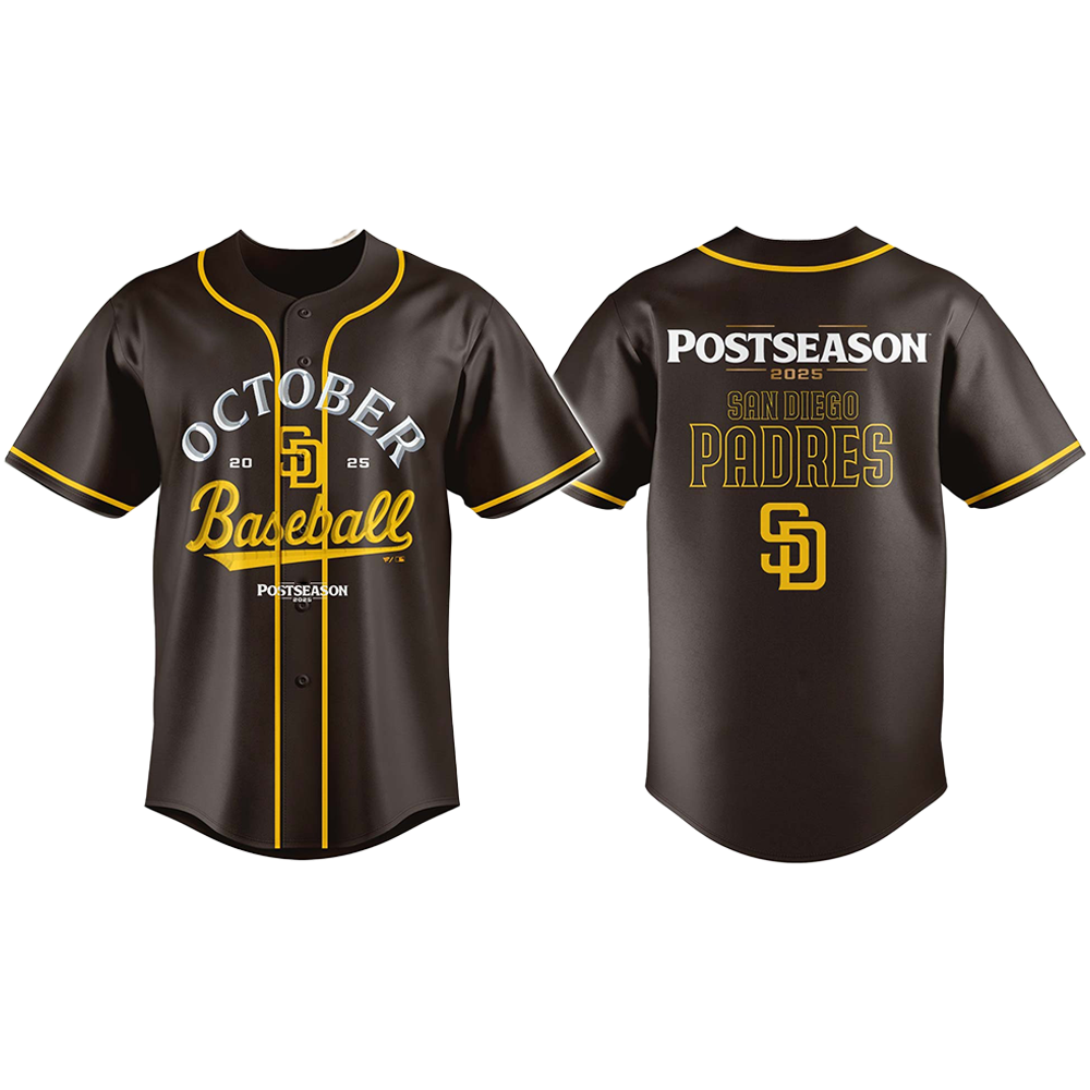 October Baseball Postseason San Diego Padres Jersey 2025