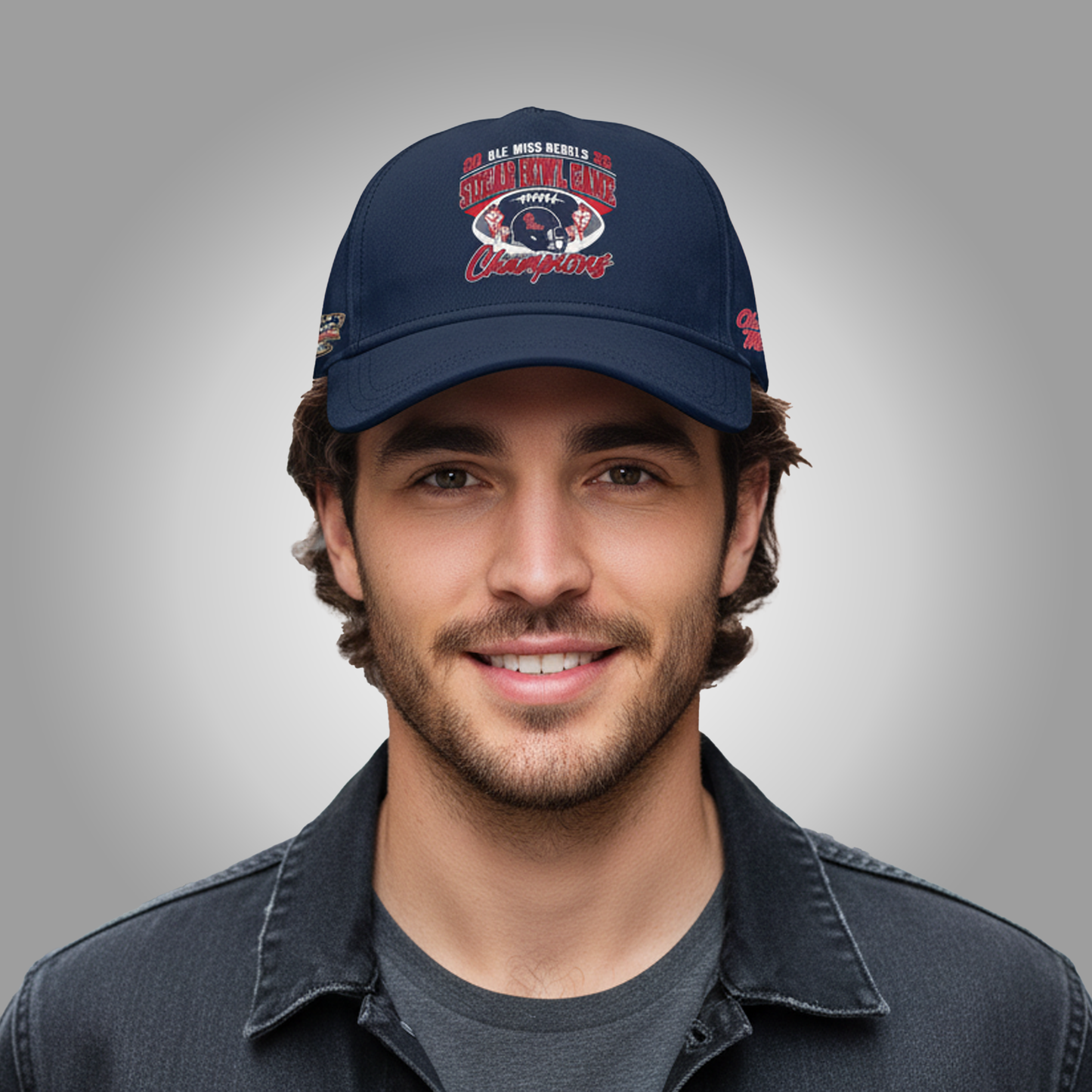 Ole Miss Rebels 2026 Sugar Bowl Game Champions Hat Clothingus Diamond