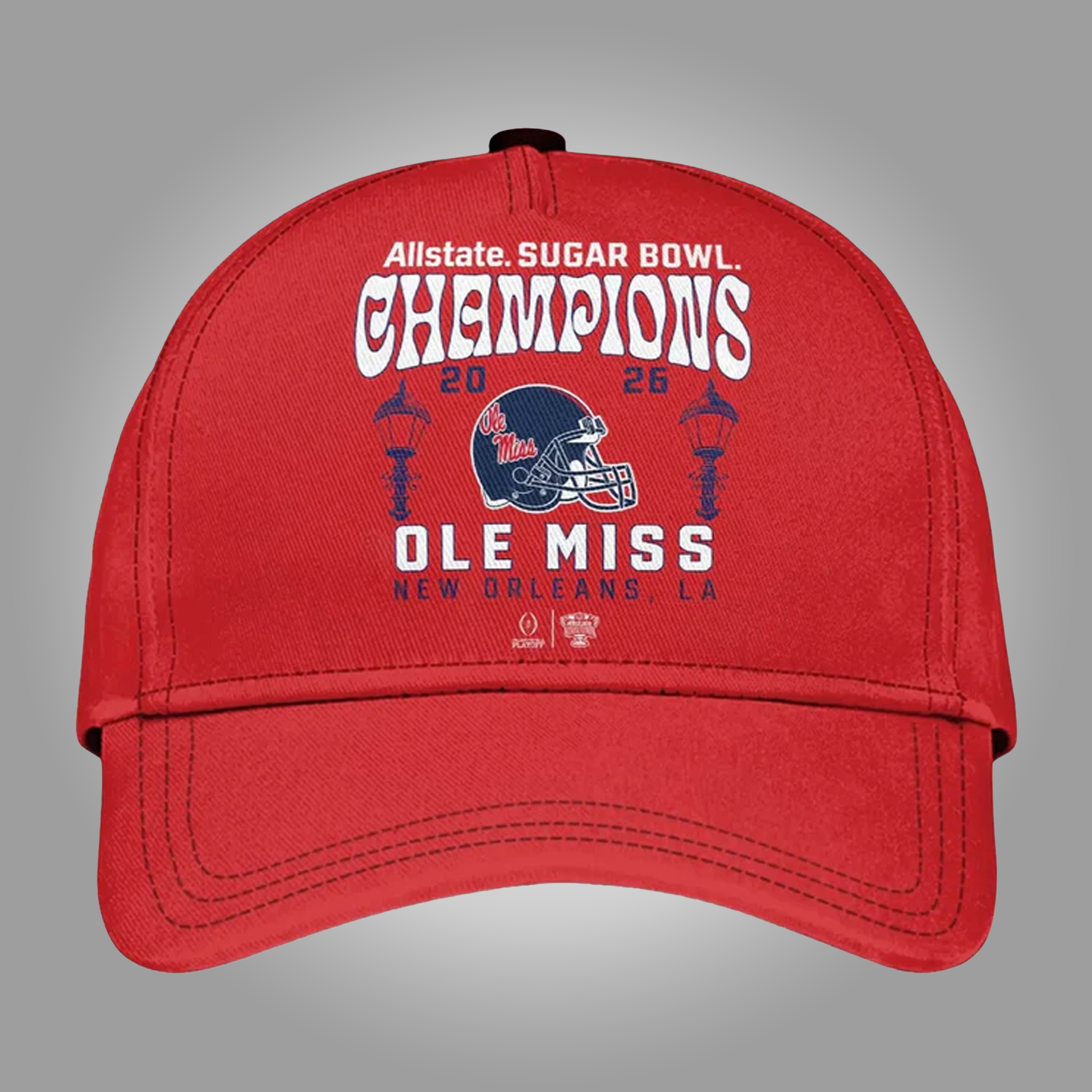 Ole Miss Rebels Allstate Sugar Bowl Champions Hat Clothingus Diamond