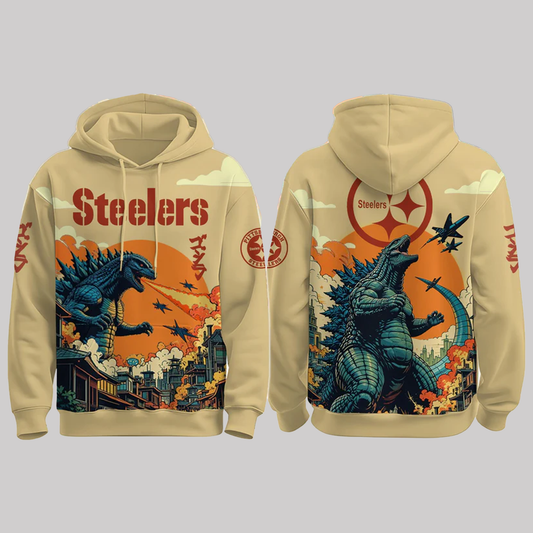 PIT Steelers Special Godzilla 2025 Hoodie