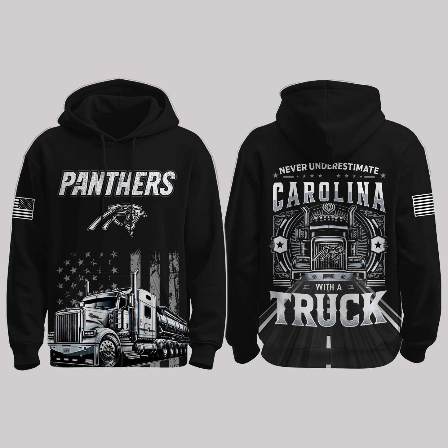 Panthers Truck Driver Appreciation Night Game 2025 Hoodie - Clothingus Diamond