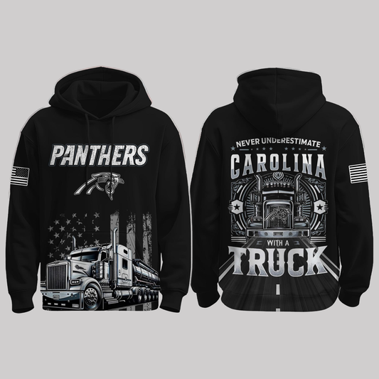 Panthers Truck Driver Appreciation Night Game 2025 Hoodie