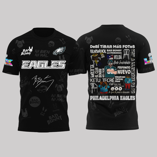 Philadelphia Eagles Bad Bunny Crucial Catch 2025 Shirt