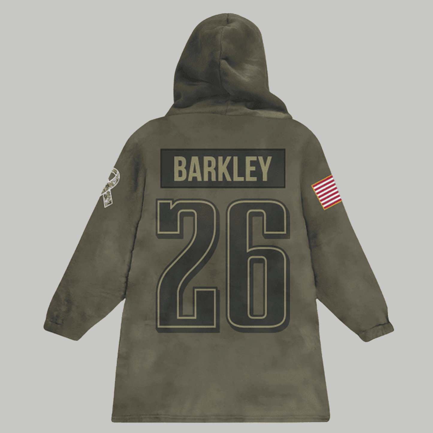 Philadelphia Eagles Barkley 26 USA Unisex Blanket Hoodie - Clothingus Diamond