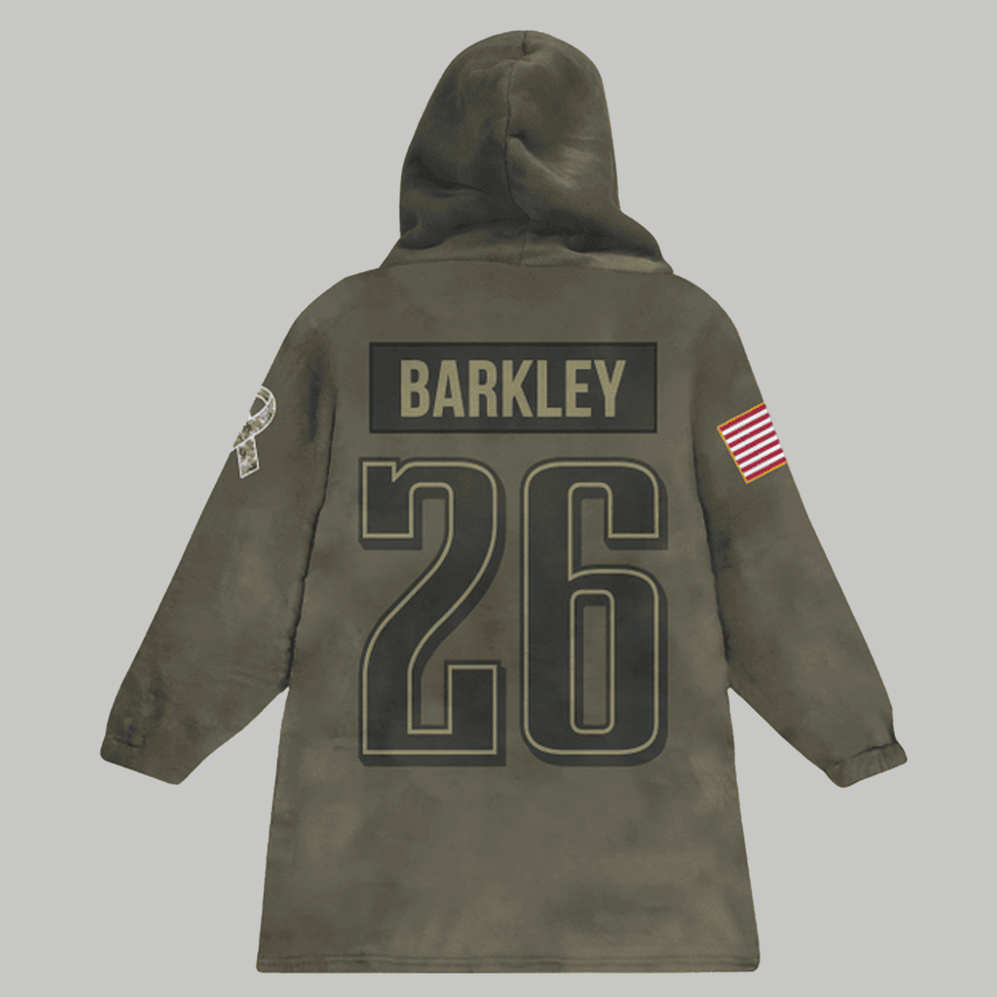 Philadelphia Eagles Barkley 26 USA Unisex Blanket Hoodie - Clothingus Diamond
