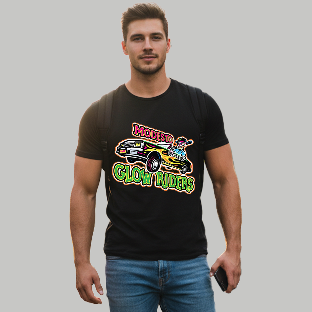 Pioneer Baseball League Modesto Glow Riders 2026 Shirt - Clothingus Diamond