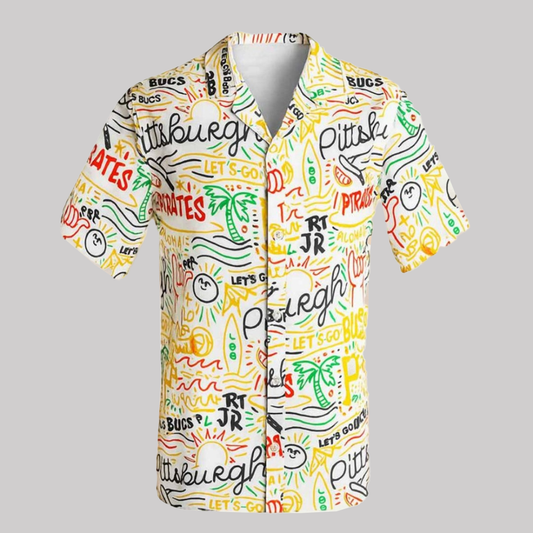 Pittsburgh Pirates Bucco Luau Hawaiian Giveaway Shirt 2025