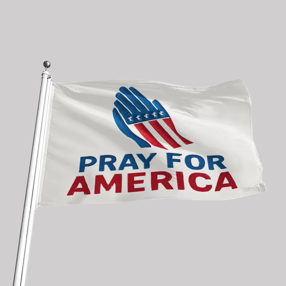 Pray For America Flag