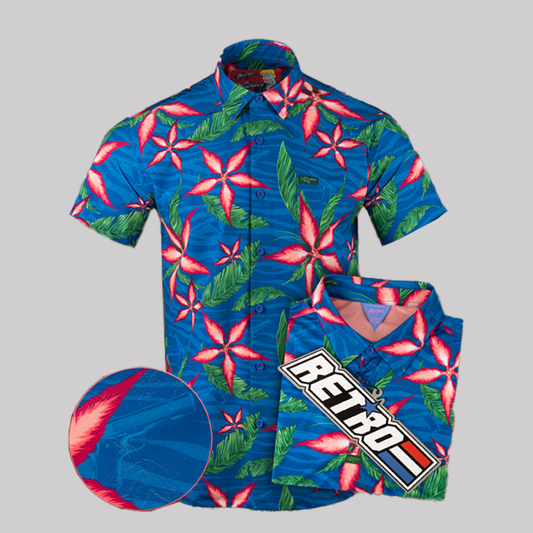Retro Chuckles Button Down Hawaiian Shirt 2025