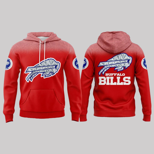 Rival Ries Cold Front Bufalo Bills Red Hoodie