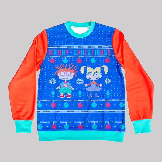 Rugrats Merry Christmas 2025 Ugly Sweater