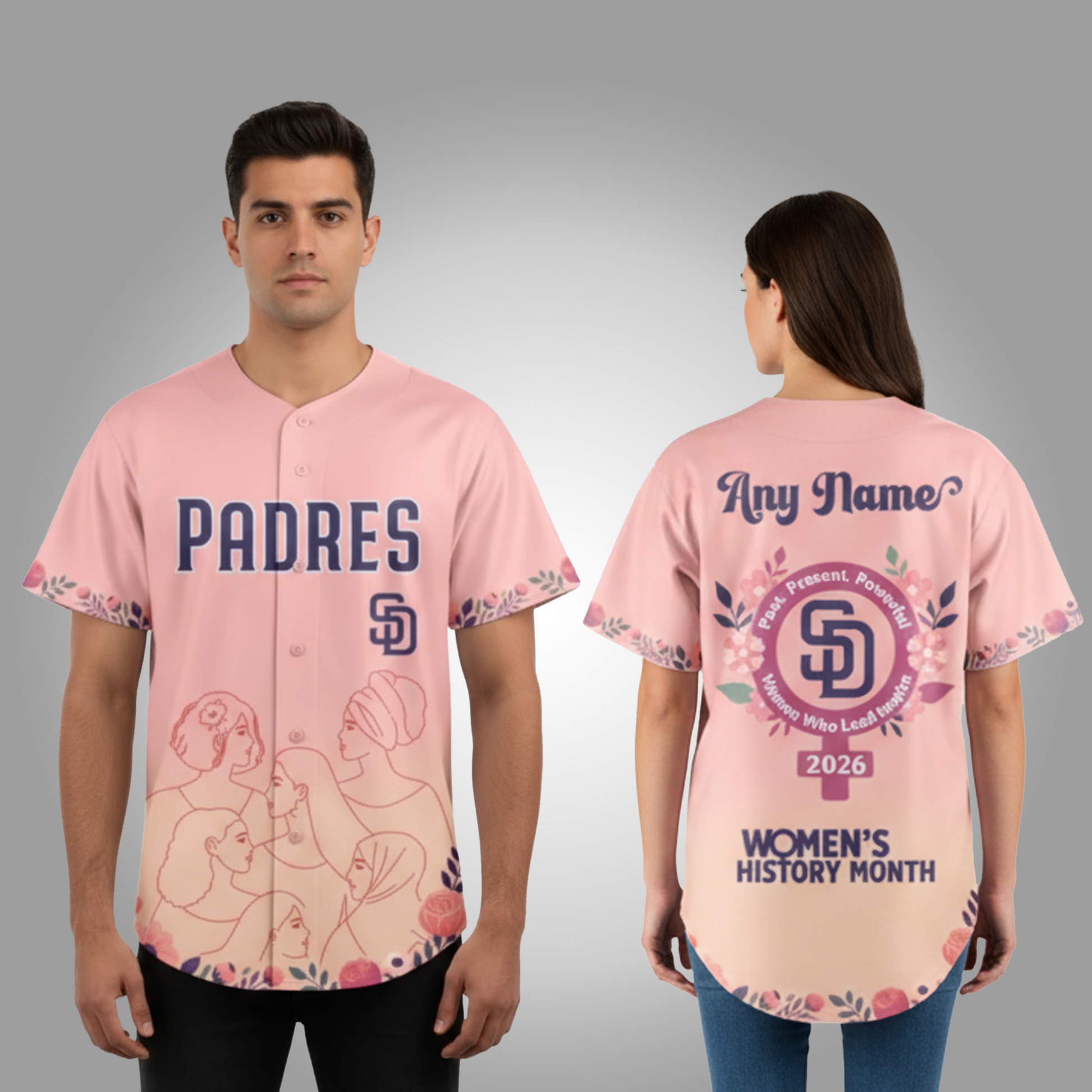 SD Padres Happy Women History Month Baseball Jersey Clothingus Diamond