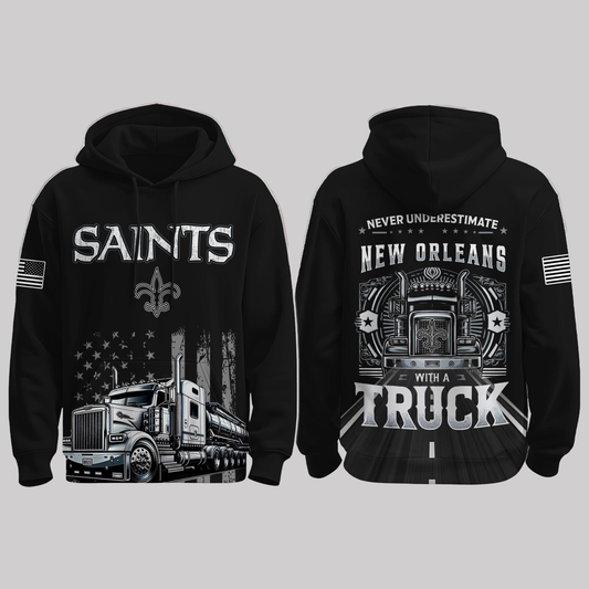 Saints Truck Driver Appreciation Night Game 2025 Hoodie