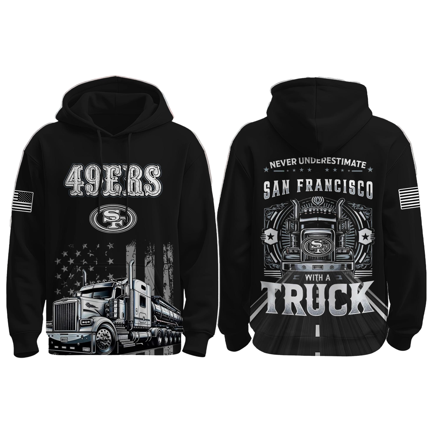 San Francisco 49ers Truck Driver Appreciation Night Game 2025 Hoodie