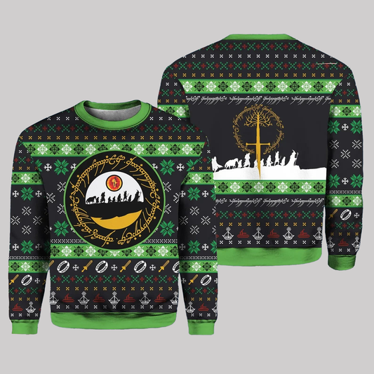 Sauron Eye Lord of the Rings Ugly Christmas Sweater