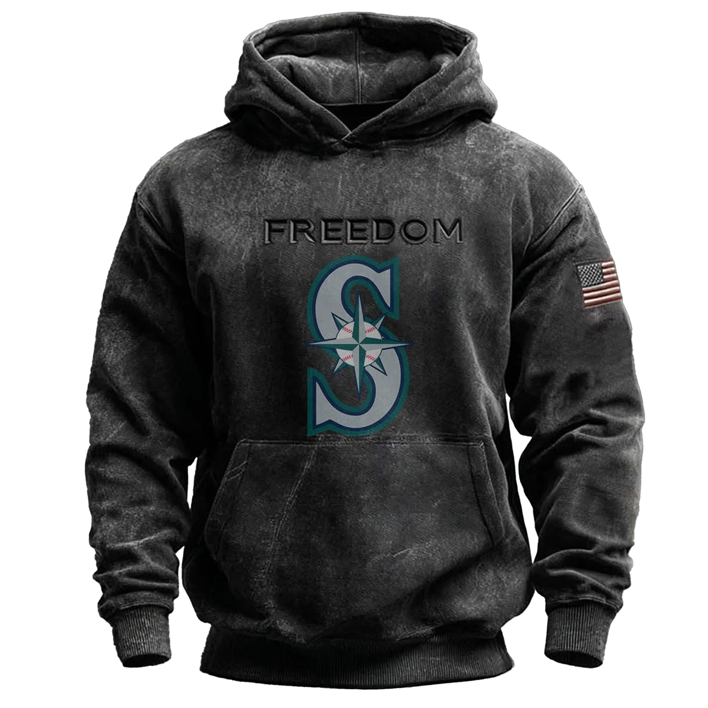 Seattle Mariners Freedom Charlie Kirk USA 2025 Hoodie
