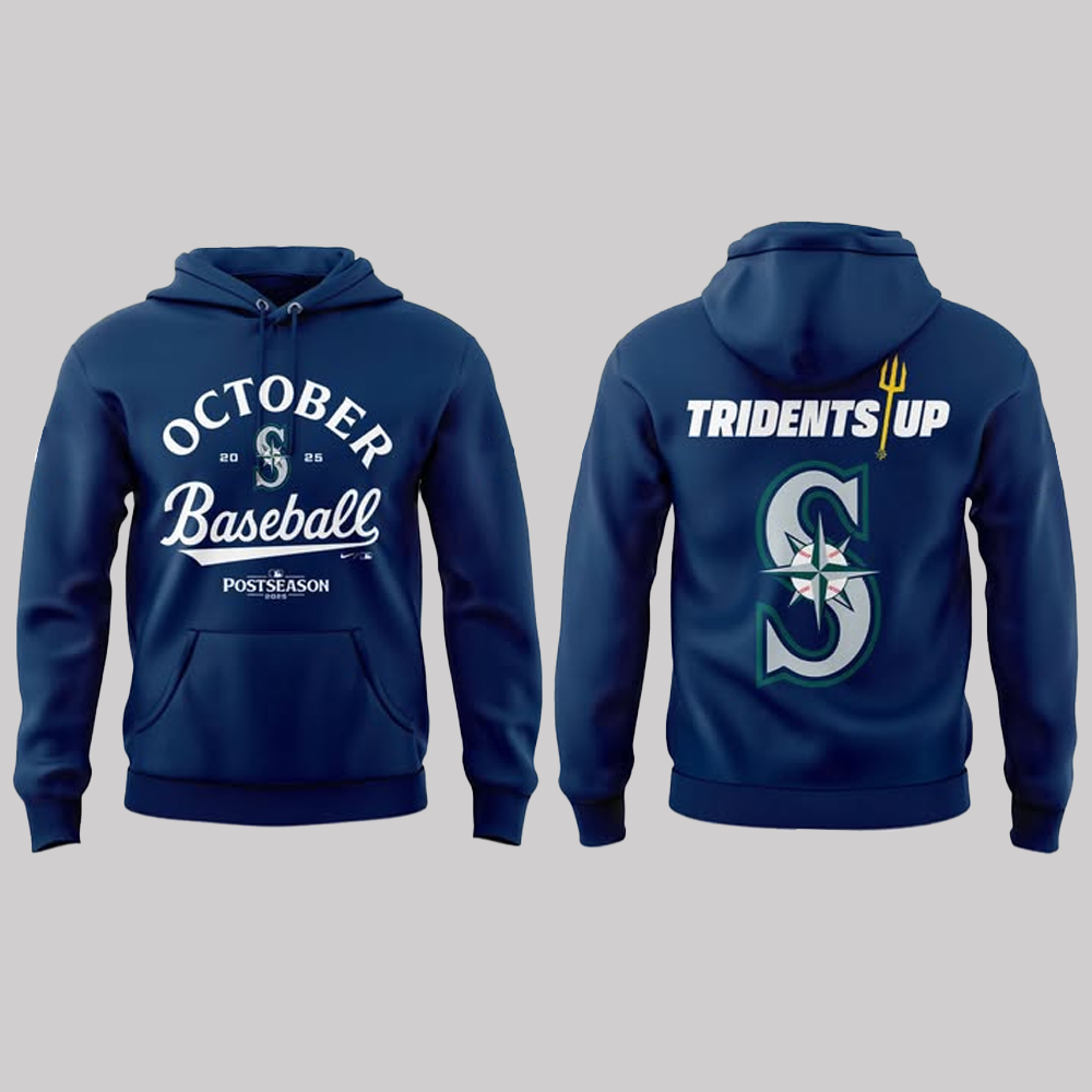 Seattle Mariners October Baseball Tridents Up Shirt 2025